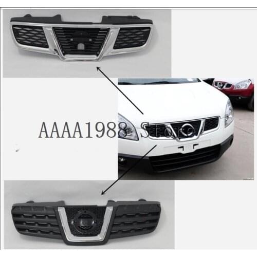 With LOGO styling For Nissan Qashqai J10 2007 2008 2009 2010 2011 Environment Original Front Grille Trim Racing Grills Trim 1PC