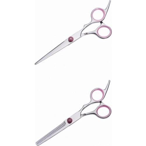 2pcs/set Professional Salon Stainless Steel Hair Scissors Stylist Shears