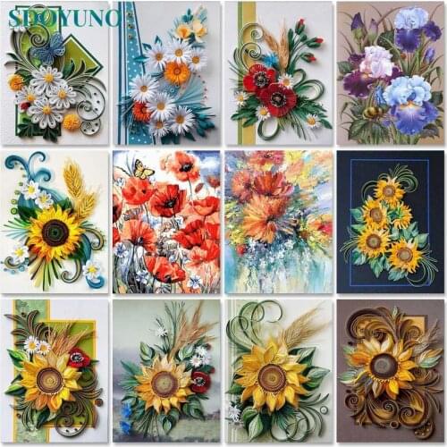 SDOYUNO Paintings By Numbers On Canvas