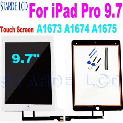 9.7" Digtizer For iPad Pro 9.7 Touch Screen Panel A1673 A1674 A1675 For iPad Pro 9.7 Touchscreen Glass Senor Replacement Parts