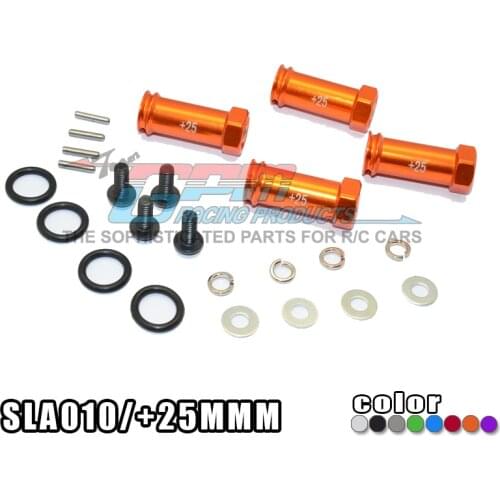 GPM ALLOY HEX ADAPTOR(+25MM) For TRAXXAS SLASH 4X4 LOW-CG 68086-21 RC Upgrade