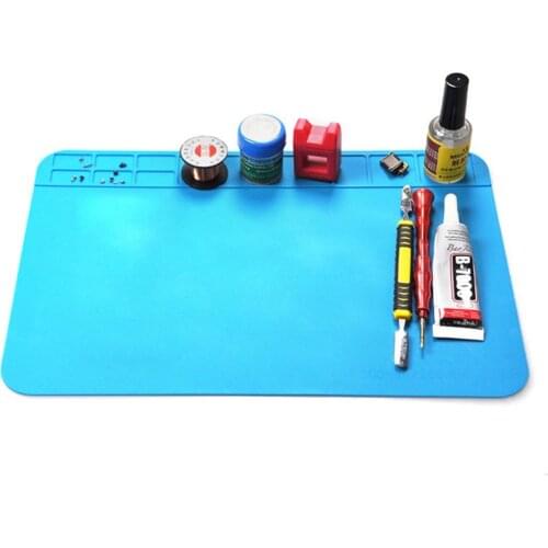 Heat Insulation Working Mat Heat-resistant Soldering Station Repair Insulation Pad Insulator Pad Maintenance Platform