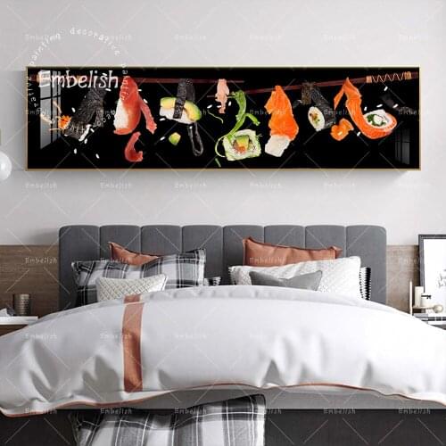 Embelish Frozen Sushi Kitchen Home Decor Food Wall Pictures For Living Room HD Print On Canvas Paintings Resturant Artworks