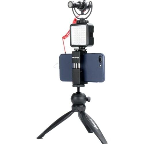 Ultra Bright 49 LED Video Light with 3 Hot Shoe Dimmable Portable High Power Panel Video Light for Canon Nikon Smartphone