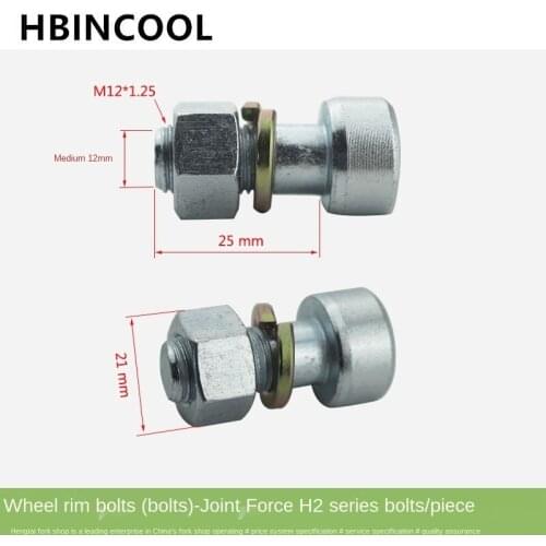 High quality brand new forklift accessories Rim screw Rim screw Bolt 21193-02101G(M12*25*1.25) for Heli H2 1-3T forklift used