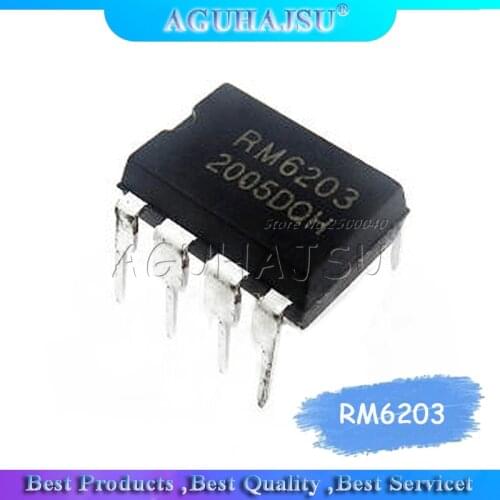 10pcs/lot RM6203 CR6203 CR6203T DIP8 charger chip 8 feet new original