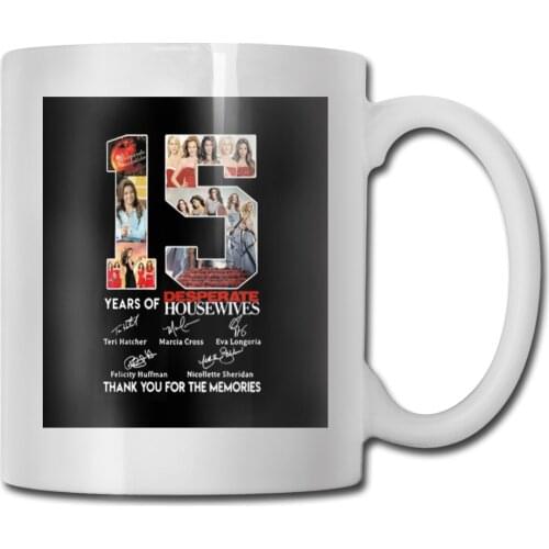15 Years Of Desperate Housewives Signatures Thank You For The Memories Music Mug Cup