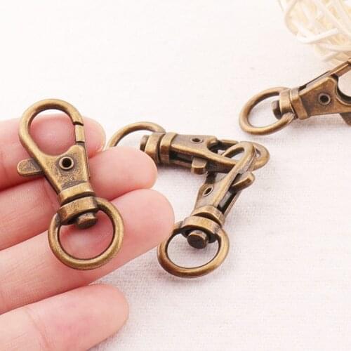20 pcs Antique Bronze Lobster Swivel Clasps Bag Purse Strap Handbag Hook Swivel Snap Purse Hook -11mm*40mm