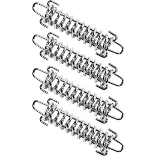 4 Pieces Sun Shade Spring - Camping Beach Tent Rope Tensioner/Tightener Tightening Spring Tarps, Tents, Camping Accessories