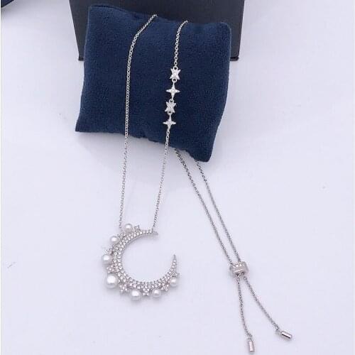 51-80cm High-quality female fashion Personalized One Thousand and One Nights, Pearl Necklace, sweater, chain of collarbone