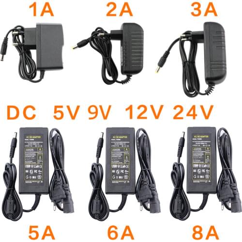 Power Supply Adapter Household 5 / 9 / 12 / 24 V Universal Charger EU US 2 specifications