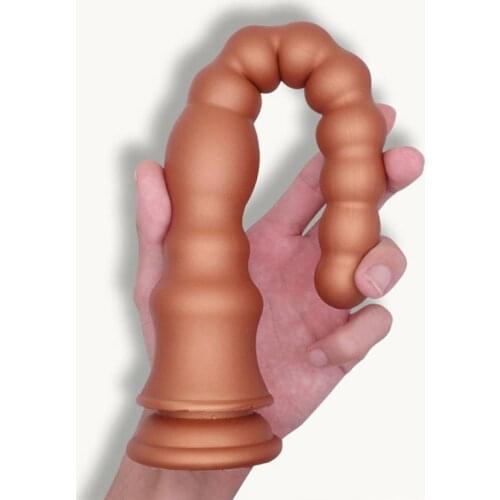 30cm Long Anal Bead Plug With Suction Cup Prostate Massager Anus Dilator Butt Plug For Men Women Masturbate Anal Bead Sex Toys