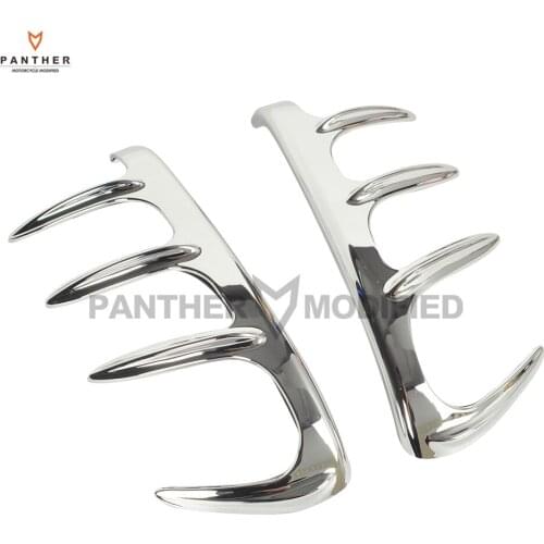Chrome Motorcycle Bear Claw Mirror Accents Trims Case for Honda Goldwing GL1800 GL 1800 2001-2017