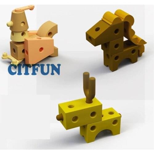 Hot sale Eco-friendly DIY EVA small block soft foam blocking building game set