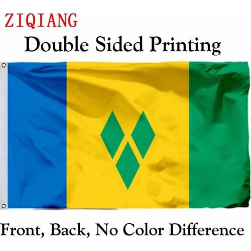 Saint Vincent and the grand 1985 Flag 3x5ft Polyester Flying Size 90x150cm Custom High Quality Double Sided Printing Banner