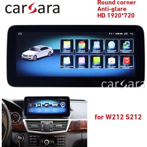 W212 mercede Android touch screen head unit radio 10-15 E250 E300 10.25" 4G RAM 64 ROM display GPS Navigation multimedia player