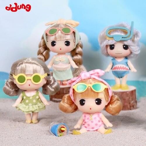 Summer Beach Series Blind Box Cute Doll Gift Box Caja Ciega Blind Bag Toys Anime Character Model Gift Home Decore Kawaii Fairy