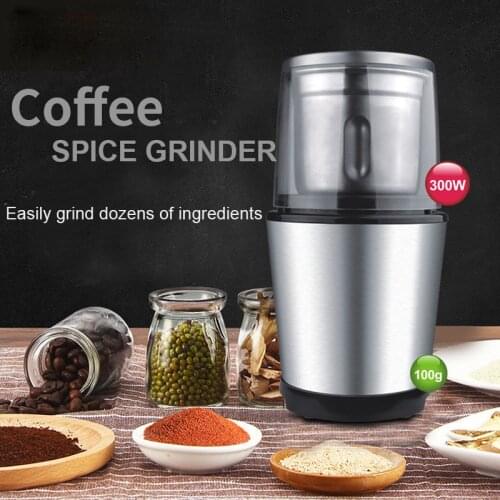 Multifunctional Electric Coffee Grinders 300W Home Use Cereals Nuts Beans Spices Grains Grinding Machine Kitchen Accessories