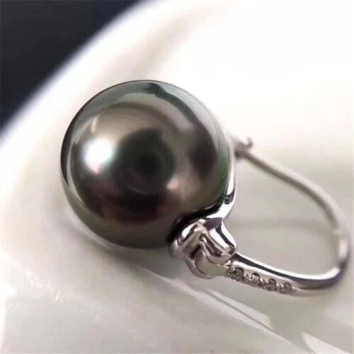 Real Solid 925 Sterling Silver Pearl Stud Earrings Accessories Findings DIY Jewelry Ear Hook Blank Empty Support