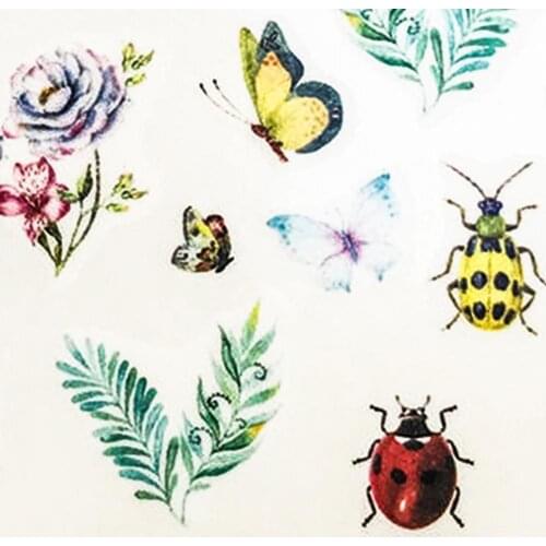 Latest Nail Sticker Artistic Design Nail Decoration Vibrant Colors Nail Styles for DIY Flower Pattern Stickers Slider Decor