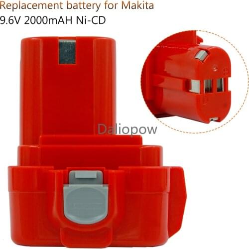 PA09 9.6V 2000mAh Ni CD Replacement Battery for Makita 9120 9122 6207D 6261D 192595-8 192596-6 Screwdrive Bateria