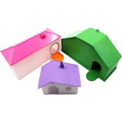 1 Pcs Plastic Colorful Bird Nest Parrot House Pet Supplies Hamster Squirrel Home Breeding Box Homes For Bird Lovers
