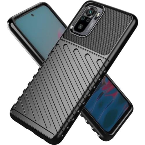 Case for Redmi Note 10 4G Anti-slip Armor Rugged Shield Shockproof Soft TPU Cover for Xiaomi Redmi Note 10 5G Pro Plus Couqe