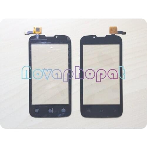 Novaphopat 4 inch Black Touchscreen For FLY IQ4407 Touch Screen Digitizer Sensor Panel Screen Replacement + tracking