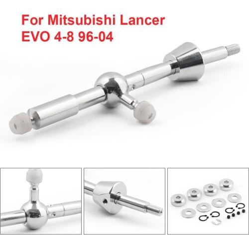 Silver Short Quick Shift Shifter for Mitsubishi Lancer Evolution EVO 4 5 6 7 8 96-04 TT102008