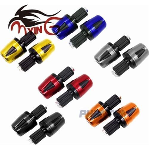 CNC 22MM Handlebar Grips Handle Bar Cap End Plugs For SUZUKI Msx125 Msx 125 GSR/GSXR 600/750/1000 Sv 650 Drz400 SV650 Gsr600 7/8