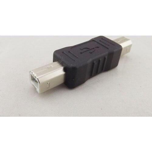 1Pcs USB 2.0 Type B Male To USB B Male Printer Port Converter Adapter Connector