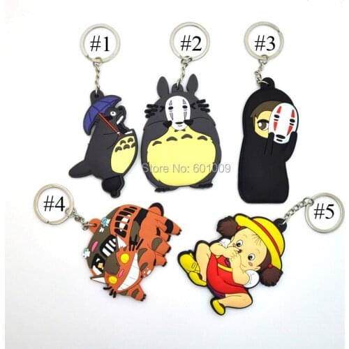 New 1PCS Cartoon Movie My Neighbor TOTORO Keychain Pendants Doll Toy PCXB