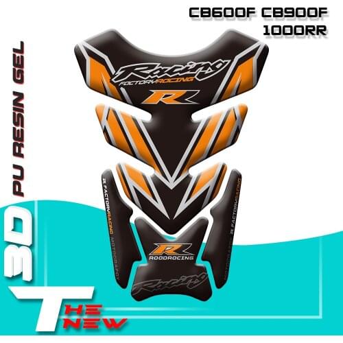 3D Motorcycle Tank Pad Protector Decal Sticker Case Tankp Stickers For Honda CB600F CB900F 1000RR 98 - 13 Fish Bone Sticker