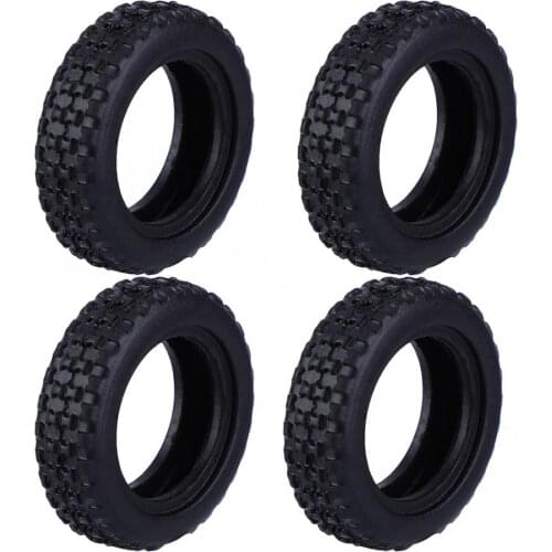4pcs High Quality Tension Tyre Wheel Tire Remote Control Car Replacement Accessory for Wltoys K979 K989 RC Drift Car Parts