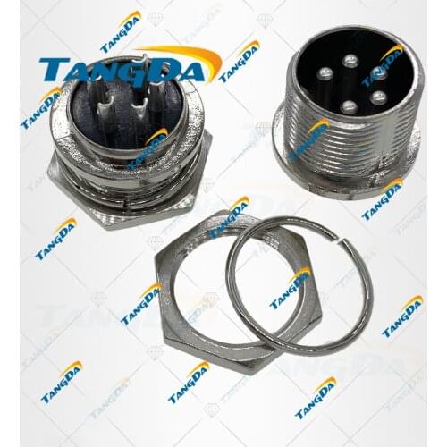 Aviation connectors GX16 2 3 4 5 6 7 8 9 10 pin core P 12mm 2p 5pin Through wall type socket M16 DF16 YL16 Locking screw Male V