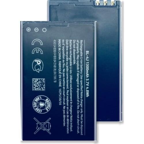 BL-4J BL 4B/4C/4CT4D/4U/4UL/4J/5B/5C/5CA/5CB/5CT/5J BLB/BLC 2 BLD 3 BP 4L/5M/5Z/6M Battery For Nokia C2 C5 C6 C6-00 Lumia 620