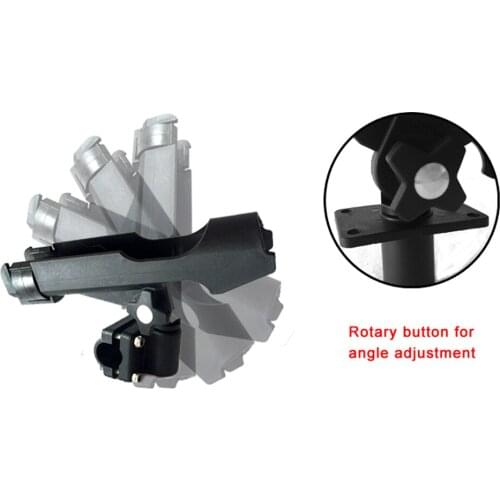 Fishing Support Rod Holder/ Bracket, Kayaking Yacht Fishing Tackle Tool, 360 Degrees Rotatable With Screws For Boat