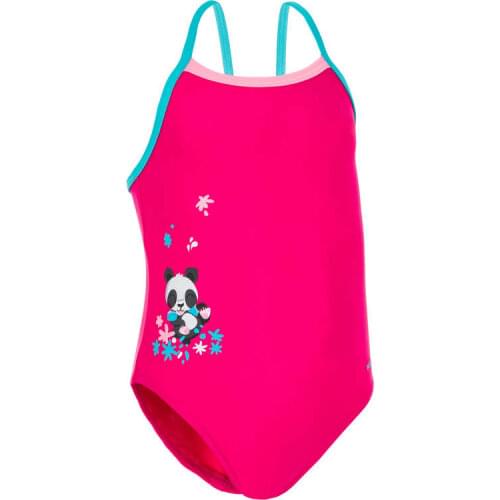 BABY SWIMWEAR-PINK/PANDA PRINTED NABAIJI PAZARİST
