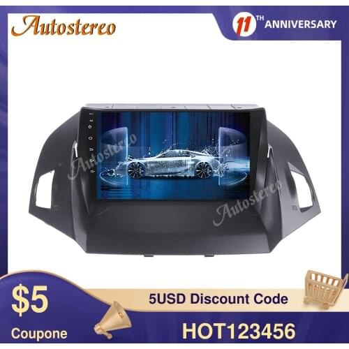 For Ford Kuga/Escape 2012-2019 Android Multimedia Radio DVD Player Car GPS Navigation Auto Stereo Radio Recorder Carplay 64GB 2K