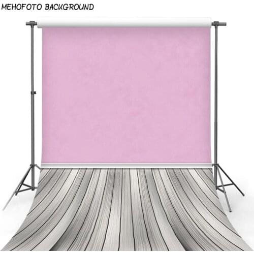 Photography Backdrop Pink Wall Grey Wood Floor Photo Background Newborn Indoor Baby Photographic Backgrounds for Studio Personal
