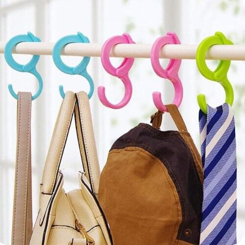 S Shaped Hooks Multi-purpose Card Type Hook Lock Hook Wardrobe Seamless Bag Hook Hanging Creative S Hooks Clothes Bag Hanger