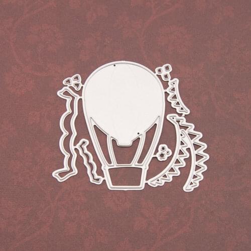 Hot Air Balloon Metal Cutting Dies Scrapbooking Craft Mold Cut Die Stencil Handmade Paper Card Make Template Embossing 2021 New