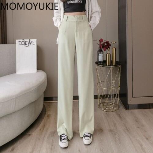 Momoyukie Women's Straight Trousers