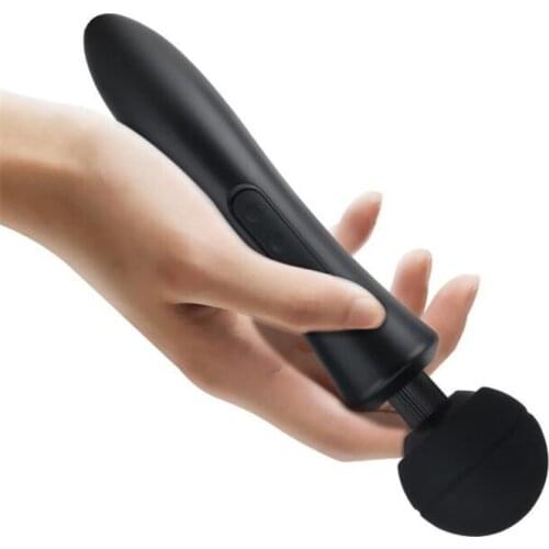 New Powerful oral clit Vibrators for Women USB Charge AV Magic Wand Vibrator Massager Adult Sex Toys for Woman Masturbator