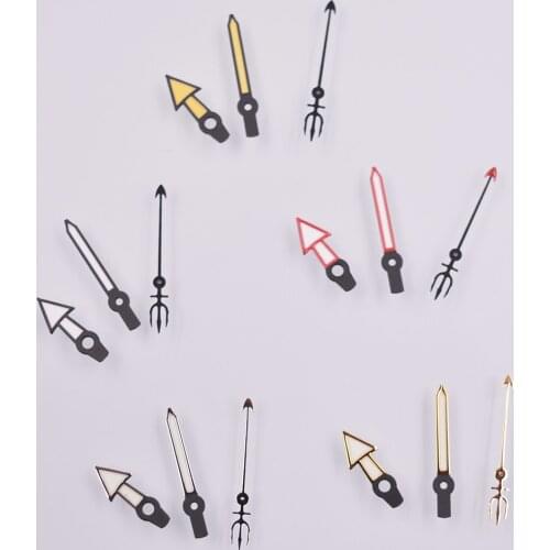 Suitable for Seiko watch accessory pointer modification suitable for SKX007 NH35A/36 movement yellow red silver trigeminal point