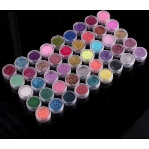 Mixed color 12/45 color powder temporary flash diamond painting, decorative shiny DIY nail tattoo body art