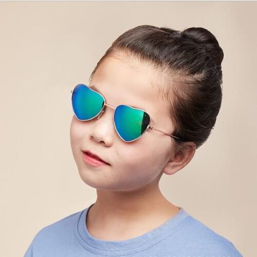 The pilot Love Fashion 2021 Baby Kids Sunglasses Boys Girls Children Sunglasses Uv400 Oculos De Sol Feminino