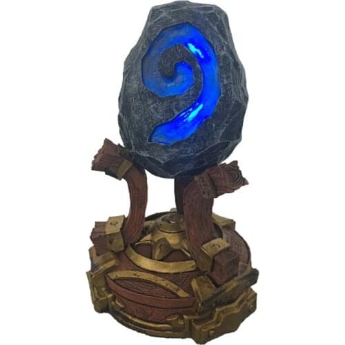 [Funny] 19cm Game WOW HearthStone with LED Light Action Figure Collectible Model Home Decoration Statue toy Crafts gift
