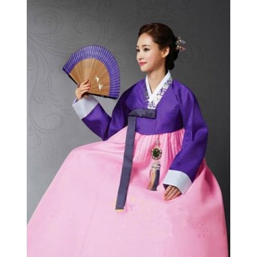 Hanbok Dress Women Custom Made Korean Traditional Dress Korean National Costumes
