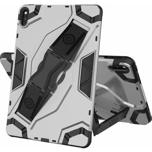 Armor Shockproof Bracket Tablet Case for Huawei MatePad 10.4 2020 BAH3-W09 BAH3-AL00 TPU+PC Portable Hand Strap Stand Cover